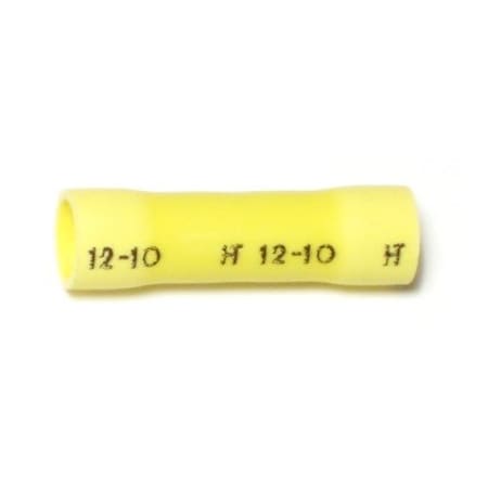 Midwest Fastener Butt Splice Wire Connector, 10 AWG Max, 20 PK 73072